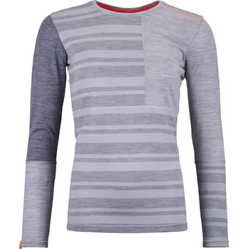 Ortovox dámské merino triko 185 Rock'N'Wool Long Sleeve W Barva: grey blend, Velikost: S