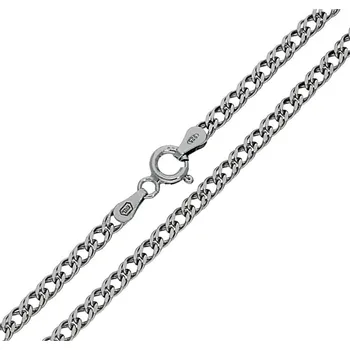 Náramek Goldstore Jemný stříbrný náramek dvojpancr Váha: 2.49 g, Délka: 19 cm