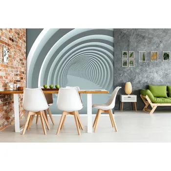 Malvis ® Tapeta Abstrakt tunel white Vel. (šířka x výška): 432 x 290 cm