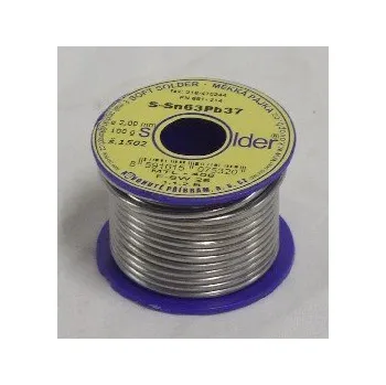 Příslušenství ke svářečce Cín SN 63 PB 37 - drát 2 mm - 100 g