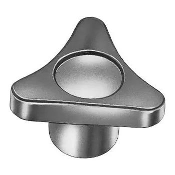 rozdělovač topení Matice trojramenná menší, ø45 mm, závit M8, duroplast, černá