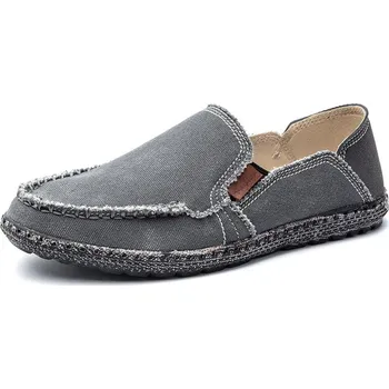 Pánská obuv Nazouvací letní boty plátěné espadrilky pánské Velikost: 47, Barva (Varianta): Šedá 1