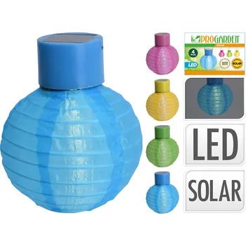 Stojací lampa Lampa solární sada 4 ks mix barev