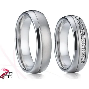 Prsten Goldstore Snubní prsteny ocelové 001 Romeo a Julie Váha: 316L g