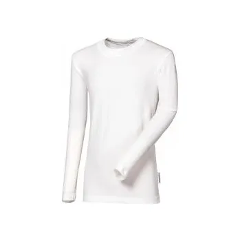 Chlapecké tričko Progress ORIGINAL dětské triko LS BAMBUS bílá 128; Bílá triko