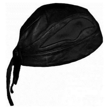 Šátek Kožený šátek Harley pro motorkáře černá (Kožený šátek černá)