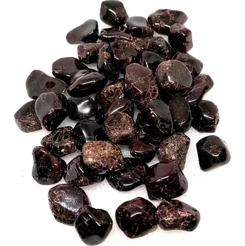 Přírodní kámen Granát tromlovaný, cca 1-2 cm