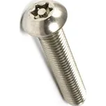 Šroub TORX půlkulatá hlava ISO 7380TX bezpečnostní M5x10 ISO 7380 A2 SECURITY