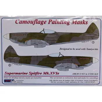 Plastikový model AML 1/32 Camouflage masks S.Spitfire Mk.XVIe (TAM)