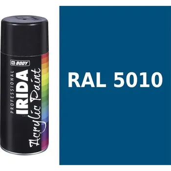 Barva ve spreji BODY IRIDA akrylátový sprej RAL 5010 400ml