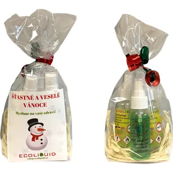 Dezinfekce Vánoční balíček ECOLIQUID Vůně: Golden Spice + Spicy Apple