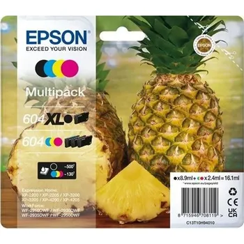 Zásobníky - Multi Pack Epson č.604/604XL - T10H9 (Černé, azurové, purpurové, žluté)