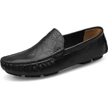 Pánské mokasíny Pánské kožené mokasíny jemné handmade loafers Barva: Černá, Velikost: 40