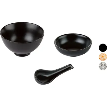ERNESTO® Sada misek, 2dílná / Sada misek na dipy, 6dílná / Sada porcelánových lžiček, 6dílná