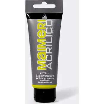 Výtvarná barva Akrylová barva Maimeri Acrilico 75 ml - žlutá nazelenalá 120