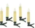 led svíčka LED svíčky na adventní věnec 5 ks bílé