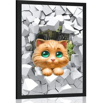 Plakát Dovido Plakát roztomilá kočička