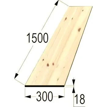 Příslušenství pro zahradní stavbu Spárovka BO 18x300 x 1500 průběžná A/B