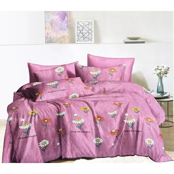 Povlečení Sunflower Mikroplyšové povlečení jednolůžkové + povlak na polštářek ZDARMA - Sweat angel