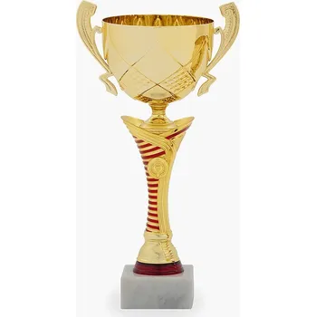 Cinkili Pohár C24014 zlatý/červený Označení: B, Výška: 32 cm, Průměr: 120 mm