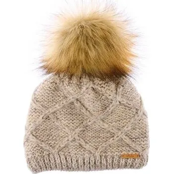Čepice Vlnka Čepice s ovčí vlnou Vlnka V09 béžová velikost Uni