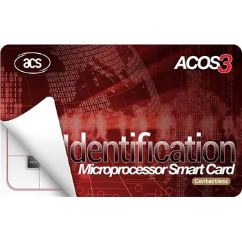 Čtečka magnetické karty ACS ACOS3 Microprocessor Card (Contactless)