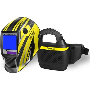 Svářečská kukla KOWAX Kukla KWX820ARC++ s jednotkou Speed Air - vystavený kus (rozbalené zboží - nové)