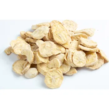 Sušené ovoce BANÁNOVÉ KOSTIČKY SUŠENÉ MRAZEM 100g BIO VIA NATURAE