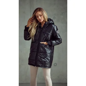 Dámská oversize zimní bunda - černá S