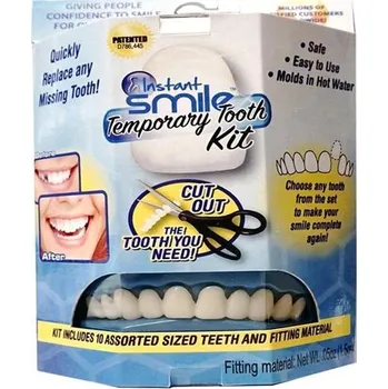 Péče o zubní náhradu Instant Smile Temporary Tooth Kit 3 ks