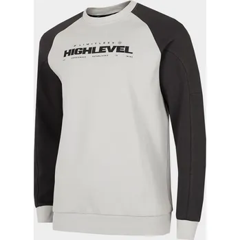 Pánská mikina 4F H4Z22-BLM019 COLD LIGHT GREY Pánská mikina US XXL H4Z22-BLM019 COLD L GREY