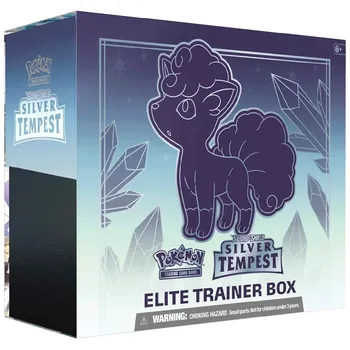Sběratelská karetní hra Pokémon TCG Sword and Shield Silver Tempest Elite Trainer Box