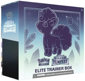 Sběratelská karetní hra Pokémon TCG Sword and Shield Silver Tempest Elite Trainer Box