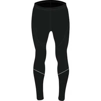 Cyklistické kalhoty Force kalhoty MAZE do pasu bez vložky (černá)