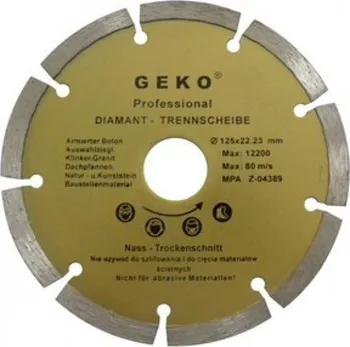 Řezný kotouč Geko G00251 125 mm