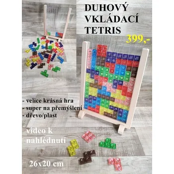 RC model auta DUHOVÝ VKLÁDACÍ TETRIS