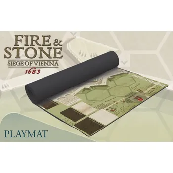 Příslušenství k deskovým hrám Capstone Games Fire & Stone: Siege of Vienna 1683 - Playmat - EN