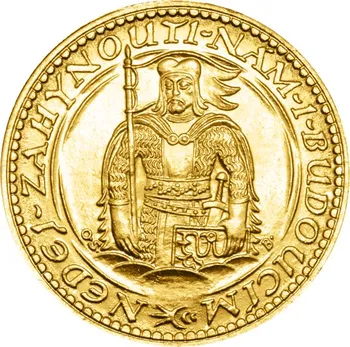 Kremnica Zlatá mince svatý Václav 1 dukát Československý 1926 3,49 g