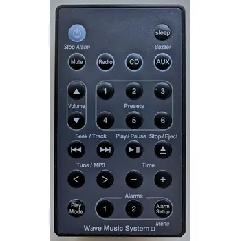Dálkový ovladač BOSE WAVE I, II, III, IV - náhradní dálkový ovladač ČERNÝ