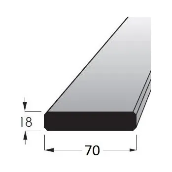 Konstrukční hranol - HF 18x70 SM /240 hoblované