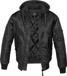 Brandit MA1 Sweat Hooded Jacket černá