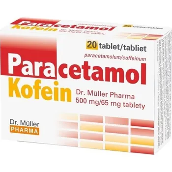 Lék na bolest, zánět a horečku Paracetamol Kofein 500 mg