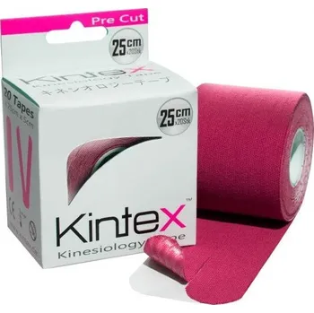 Kintex Fixační tejp 25 x 5 cm 20 ks růžový Tejpovací páska Kintex Fixační tejp 25 x 5 cm 20 ks růžový