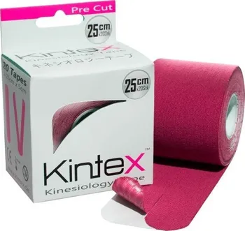 Tejpovací páska Kintex Fixační tejp 25 x 5 cm 20 ks růžový