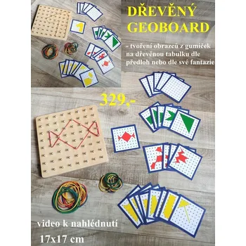 RC model auta DŘEVĚNÝ GEOBOARD