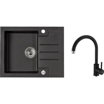 Granitový dřez ALVEUS CZ SET ALVEUS ROCK 30/91 + BATERIE ROXA 91