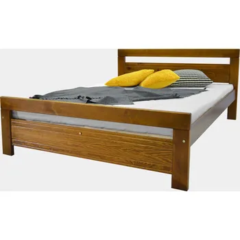Postel Via-nábytek Postel z masivu pro seniory Sára Rozměry: 80 x 200, Povrchová úprava postele: Moření odstín dub