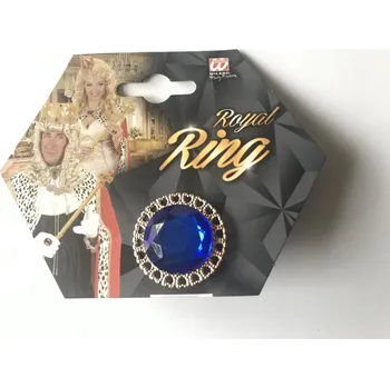 Prsten WIDMANN Prsten s kamenem Modrý Kulatý