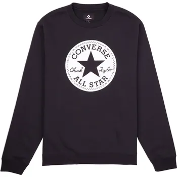 Pánská mikina converse GO-TO CHUCK TAYLOR PATCH FRENCH TERRY CREW SWEATSHIRT Unisex mikina US 2XS 10023855-A01