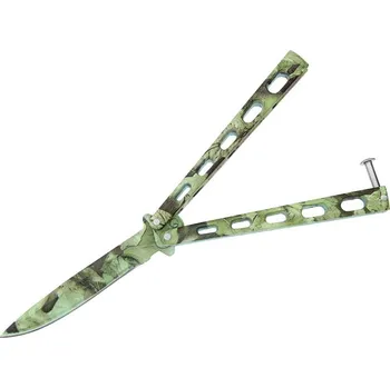 kapesní nůž Nůž motýlek SK9091 nýty real tree